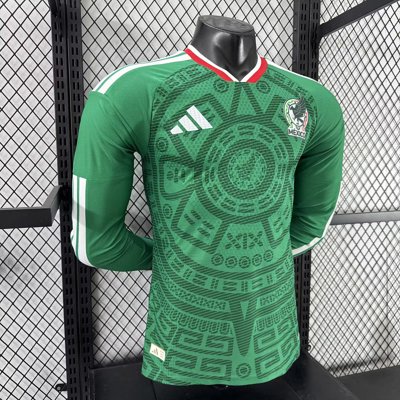 Messico Mexico Home Long Sleeve Player 4