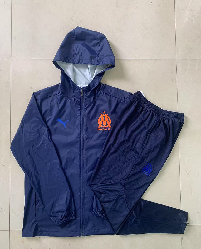 G281# 2425马赛宝蓝风衣-Marseilles 24/25 Marseilles Jersey 2