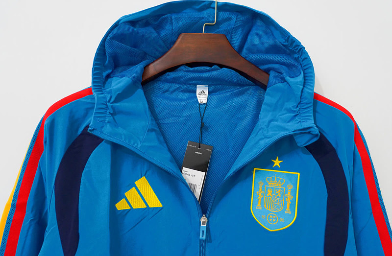 Spagna Spain Lake Blue Windbreaker 7