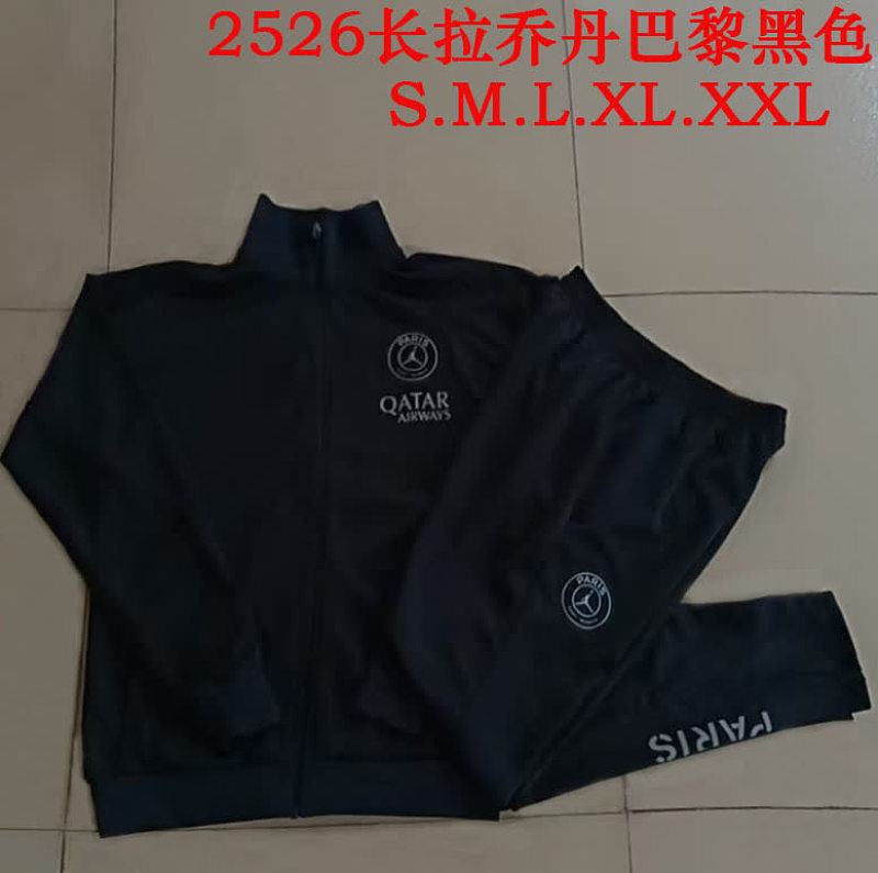 A25118# 2526长拉乔丹巴黎黑色-Paris 25/26 Paris Jersey 3