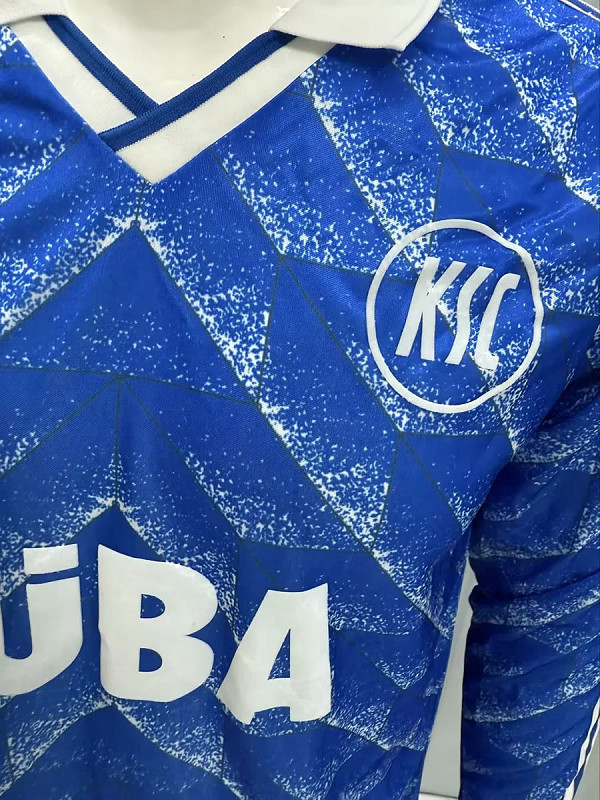 Karlsruher Long 89/90 Karlsruher Away Long Sleeve Retro 5
