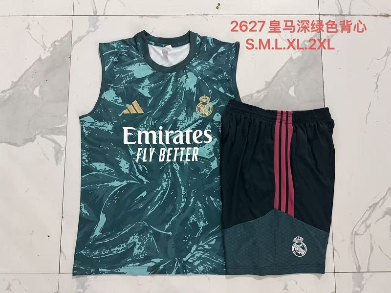D26036# 2627背心皇马深绿喷墨-Real 26/27 Real Madri Jersey 2