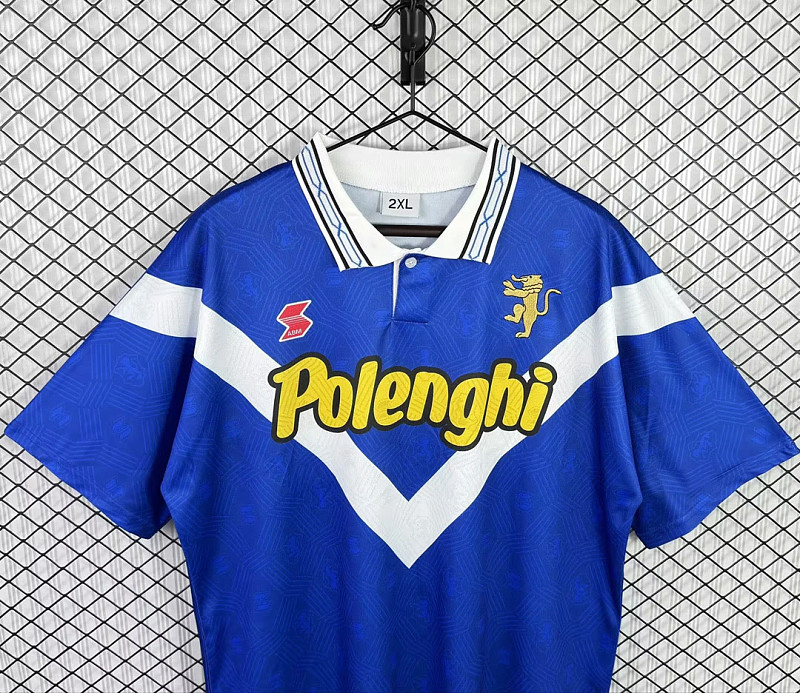 Brescia Soccer 95/96 Brescia Home Retro 3