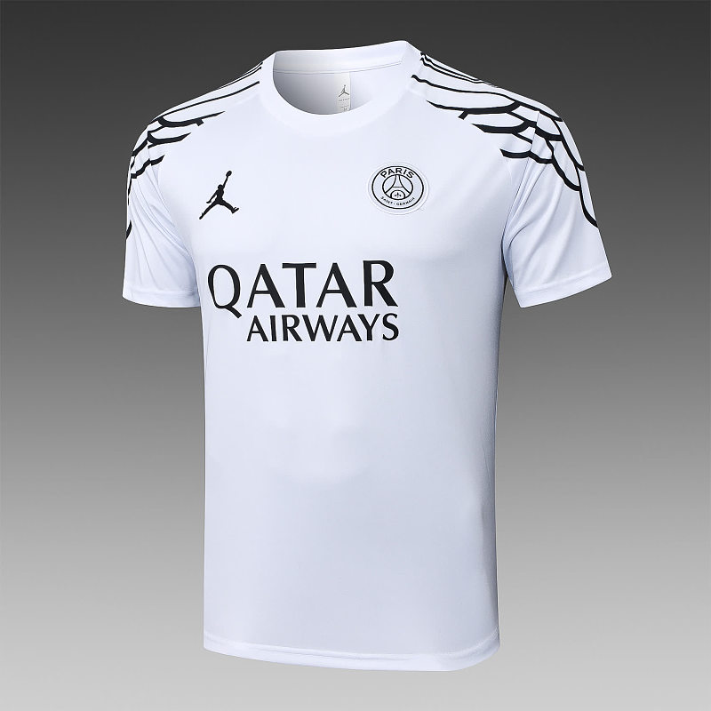 D25210# 2526短袖乔丹巴黎白色兰喷墨-Paris 25/26 Paris Jersey 4