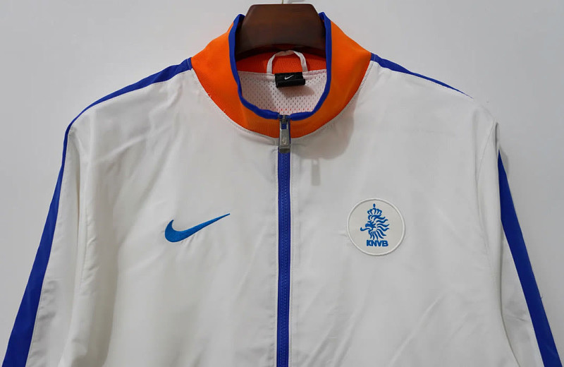 Olanda Netherlands White Windbreaker 9