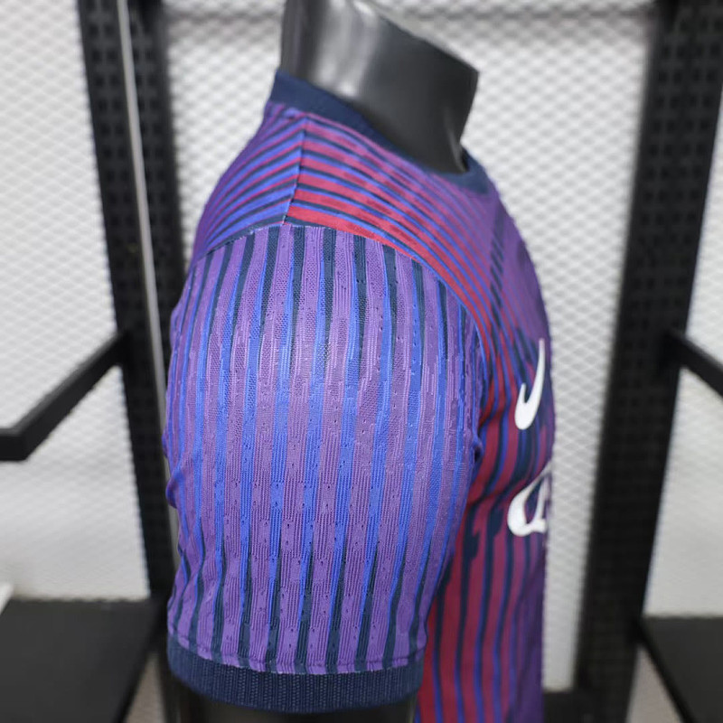PSG 26/27 Paris Saint-Germain Pre-Match Away Player Purple 6