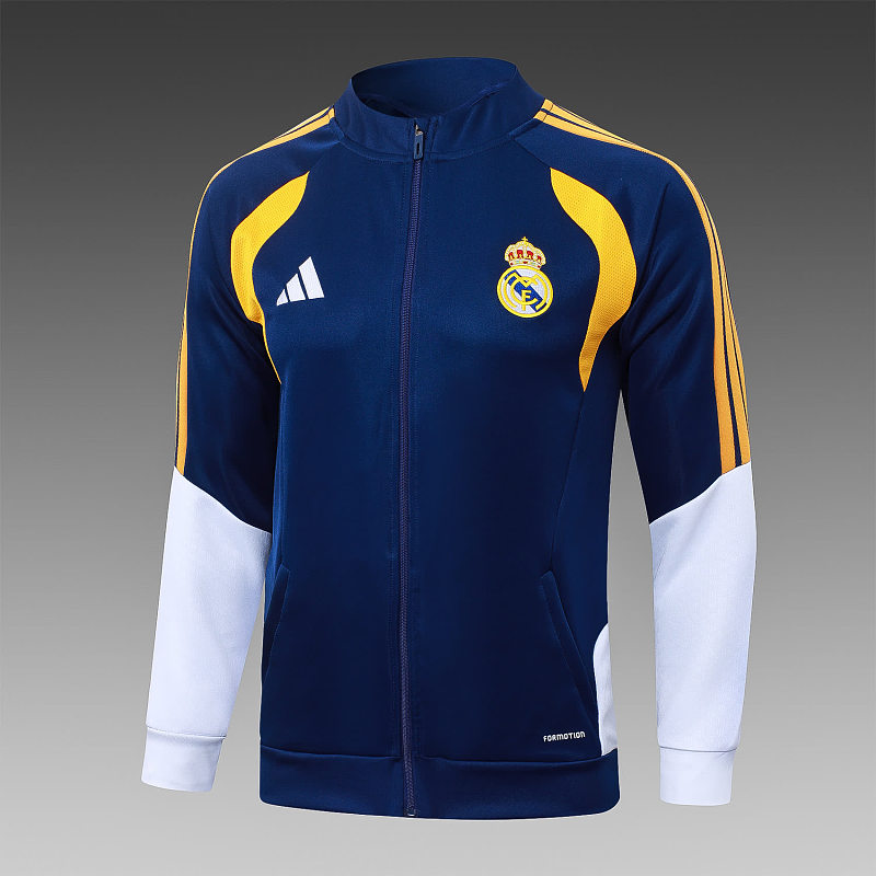 A26021# 2627长拉皇马宝兰（袖子白色）-Real 26/27 Real Madri Jersey 4