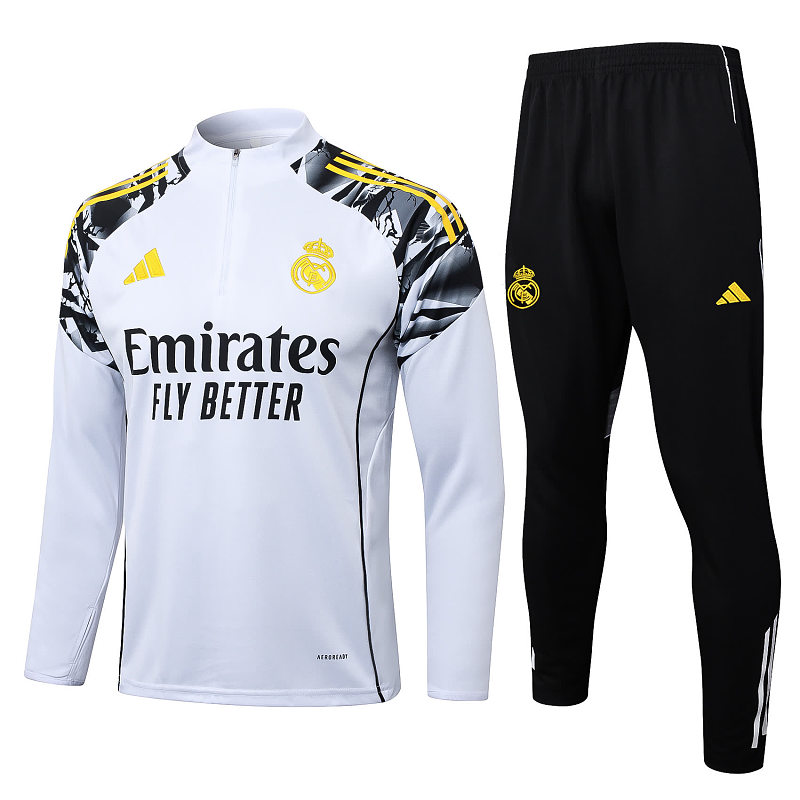 B25152# 2526半拉皇马白色（肩部喷墨）-Real 25/26 Real Madri Jersey 6