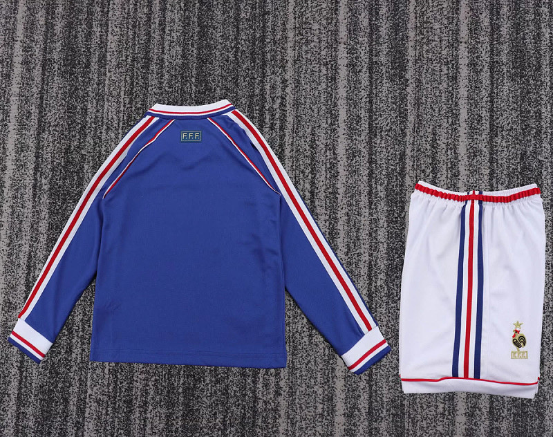 Francia France Home Long Sleeve Kids Retro Size 16-28 8