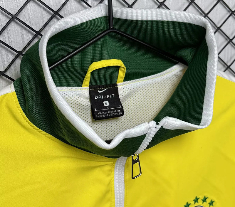 Brasile Brazil Yellow Windbreaker 5